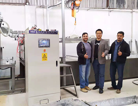 Mexico - FRP corrugated roofing sheet making machine