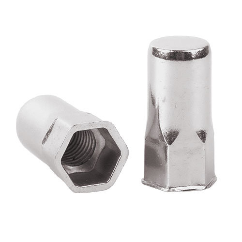 Stainless steel half hex small countersunk blind hole rivet nut M3-M12 BHRB