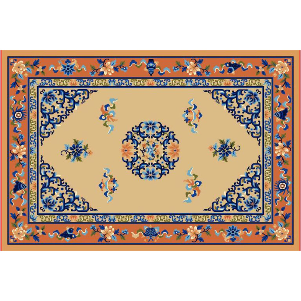 printed Tibetan blanket