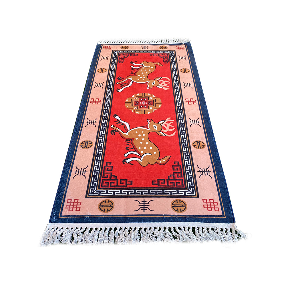 printed Tibetan blanket