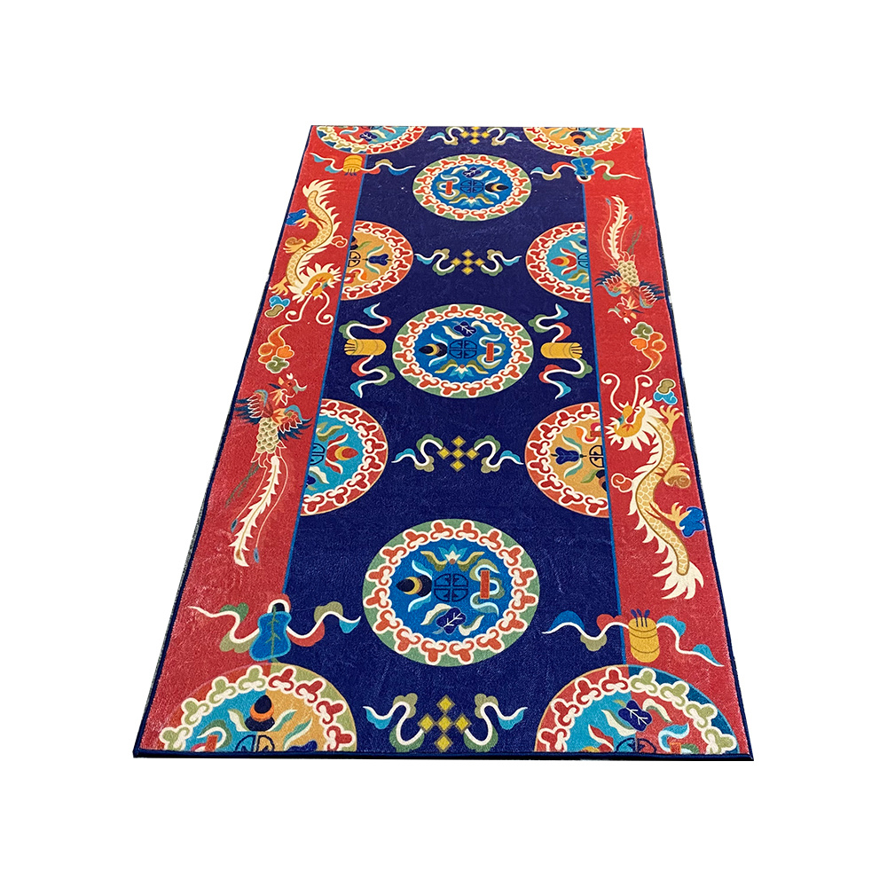 printed Tibetan blanket