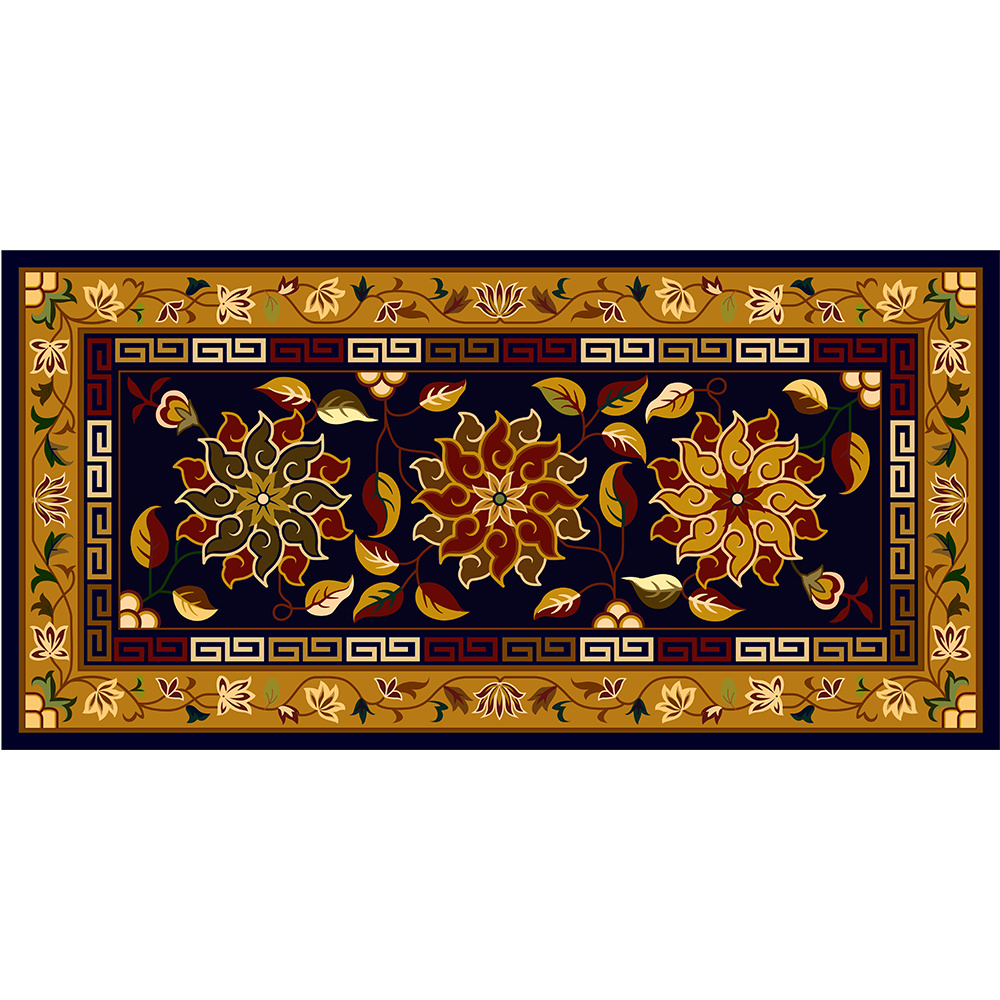 printed Tibetan blanket