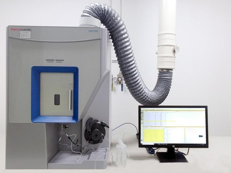 Laboratory equipment: Inductively Coupled Plasma Emission Spectrometer Laboratory equipment: Inductively Coupled Plasma Emission Spectrometer