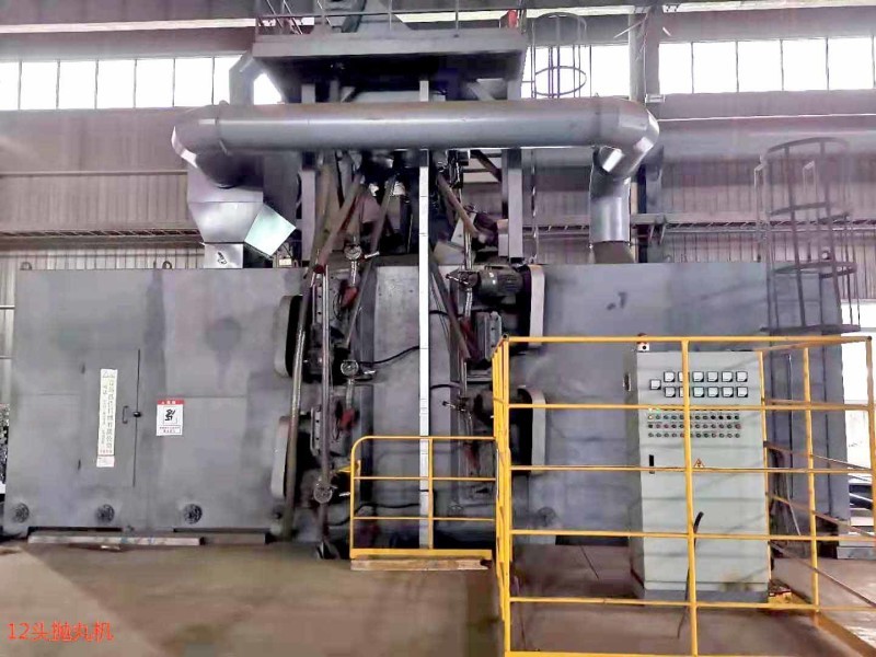 12 Head shot blasting machine 12 Head shot blasting machine