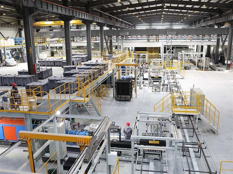 Factory interior scenery Factory interior scenery