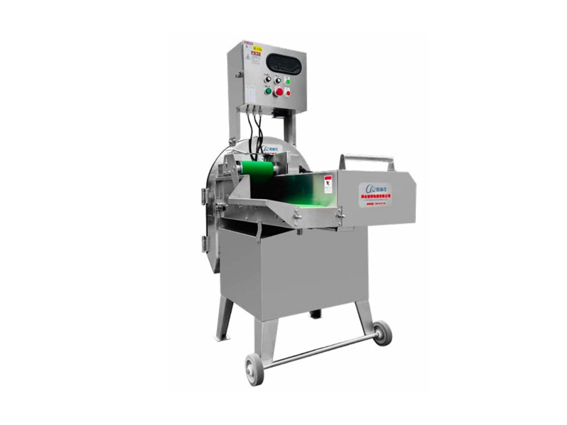 Leafy vegetable cutting machine