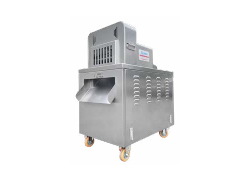 Frozen meat cutter machine