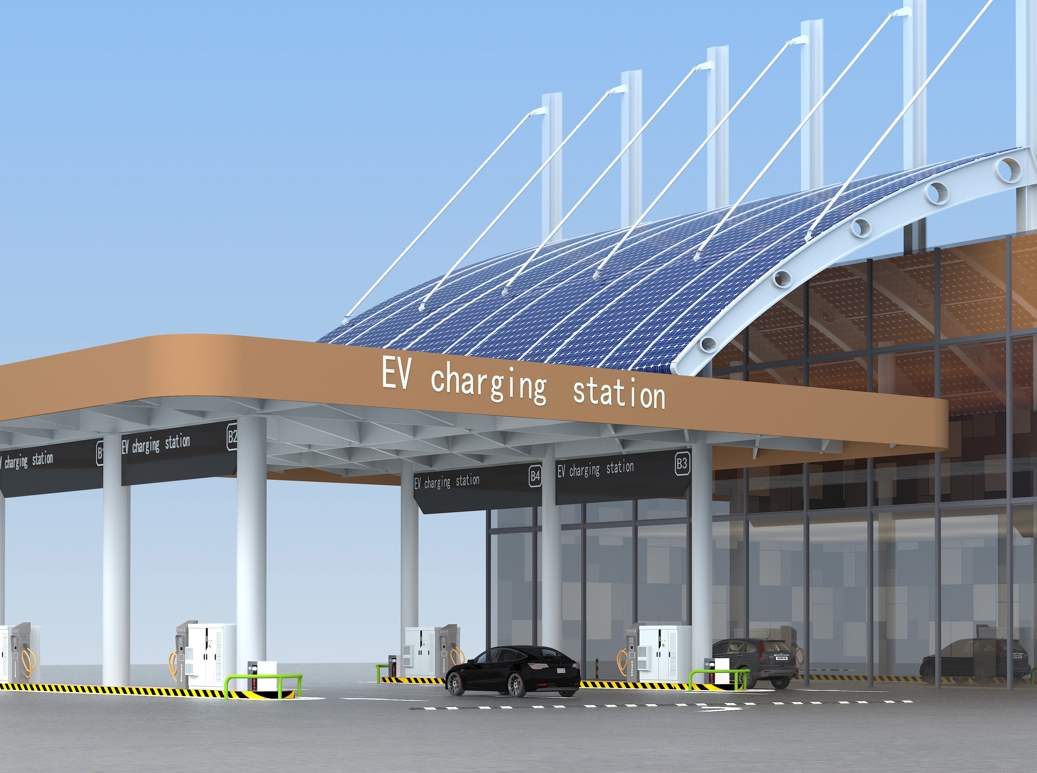Integrated Solar+ESS Charging Station