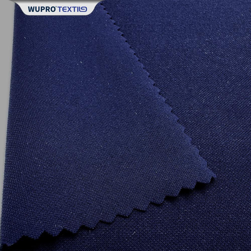 Single-Sided Nylon Elastane Imitation Cotton Dot Fabric
