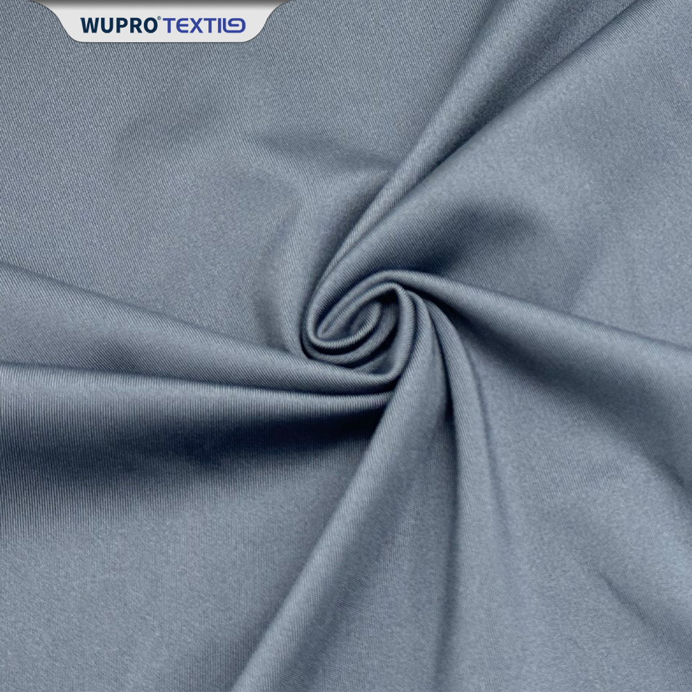 Polyester/spandex double-sided elastic breathable knitted fabric