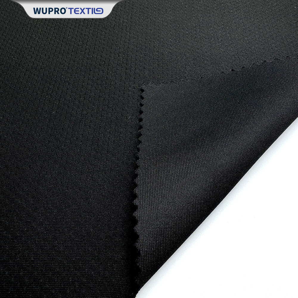 Performance Jacquard Polyester-Spandex Textile Featuring Hydrophilic Treatment