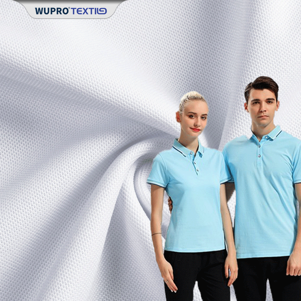 High-Density Polyester Pique Fabric | Breathable Weave + UV Resistance | 180cm Width