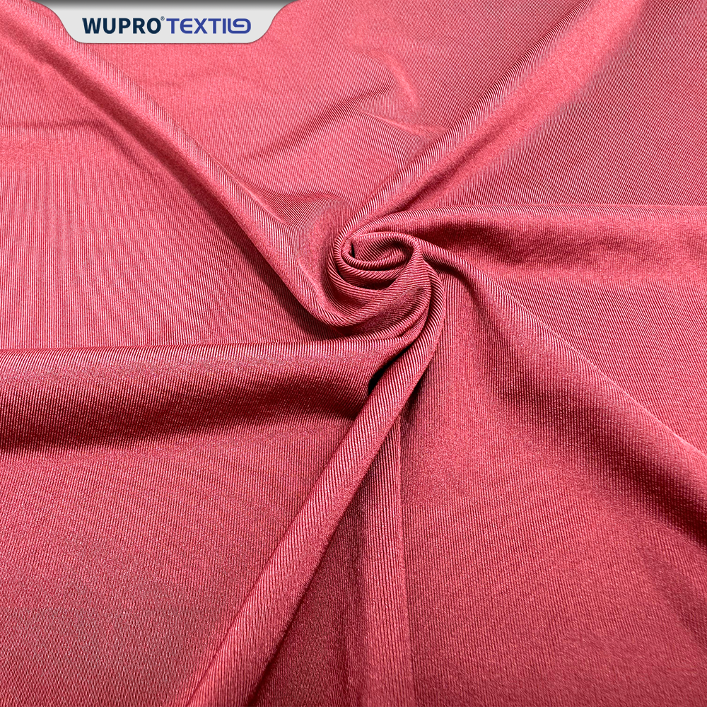 Lustrous Nylon/Spandex High-Stretch Plain Weave Fabric with Dyed Hydrophilic Finish
