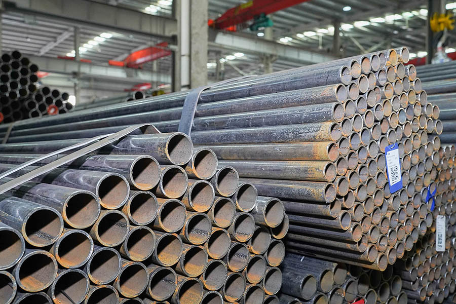 Straight seam high frequency welded steel pipe