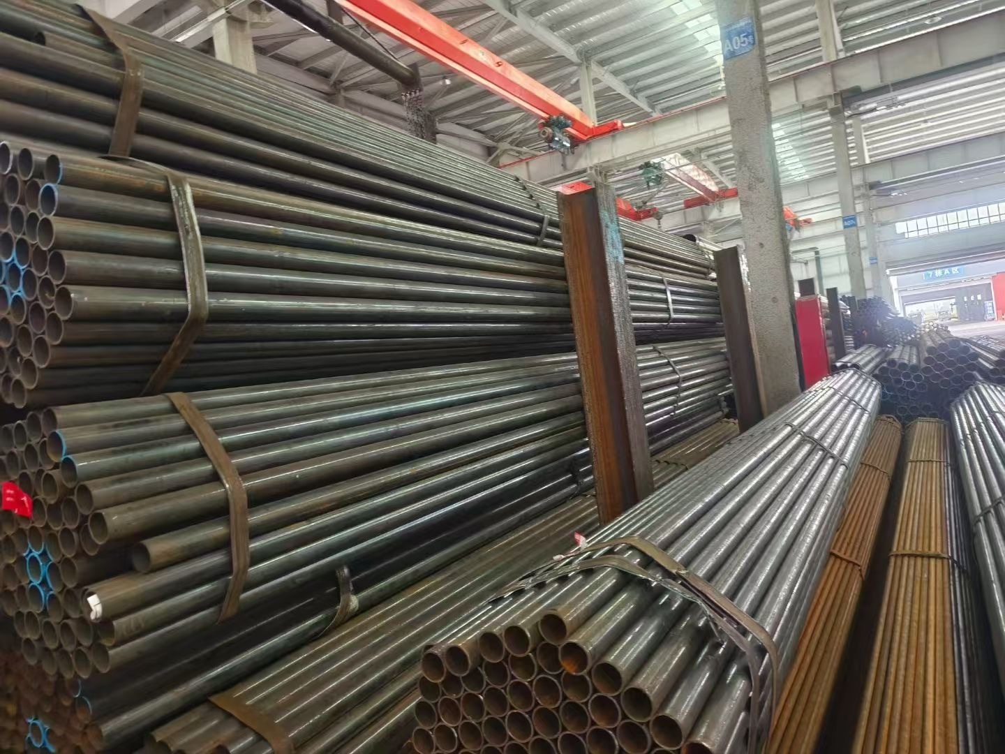 Стальная сварная труба ERW из стали и железа ASTM A53