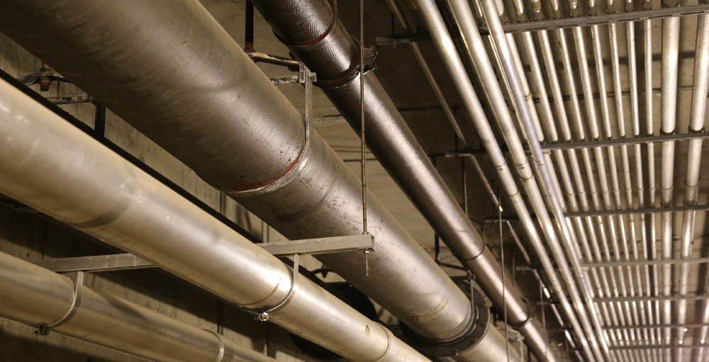 Urban underground pipe gallery
