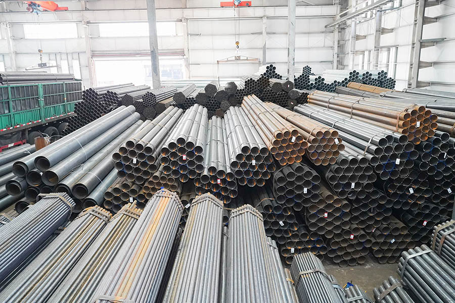 Straight seam high frequency welded steel pipe