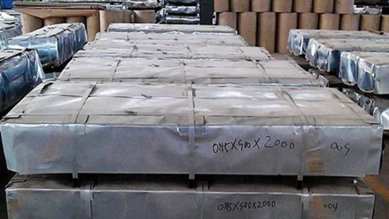 Galvanized sheet