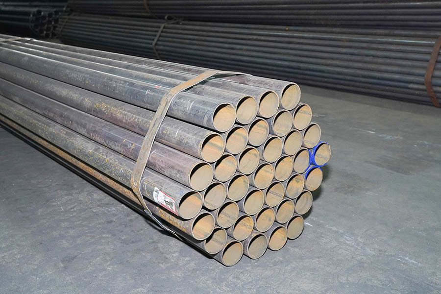 Straight seam high frequency welded steel pipe