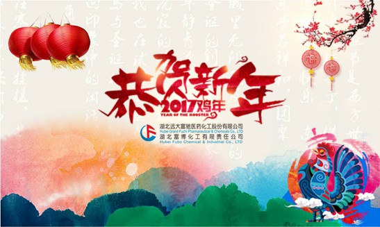 湖北遠(yuǎn)大富馳醫(yī)藥化工股份有限公司恭賀新年2017！