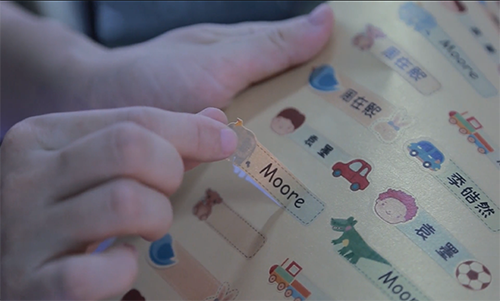 Saga sheet cutting plotter --- name stickers