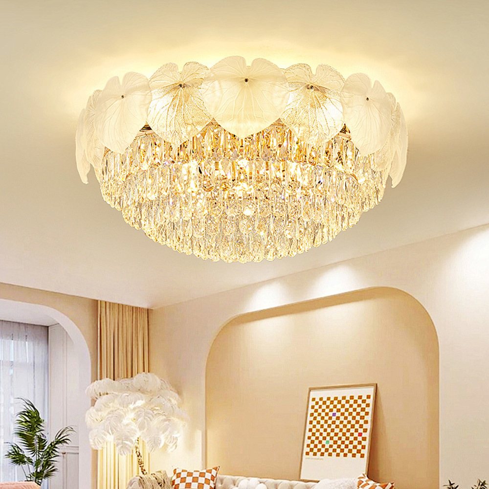 Crystal Glass Chandelier