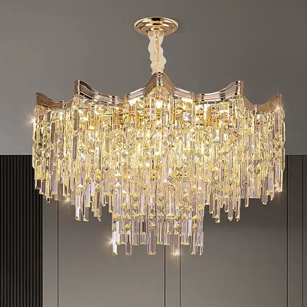 Crystal Glass Chandelier
