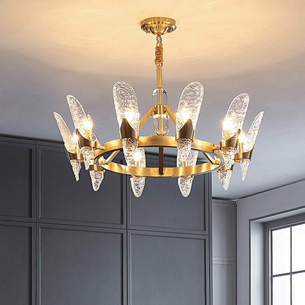 Crystal Glass Chandelier