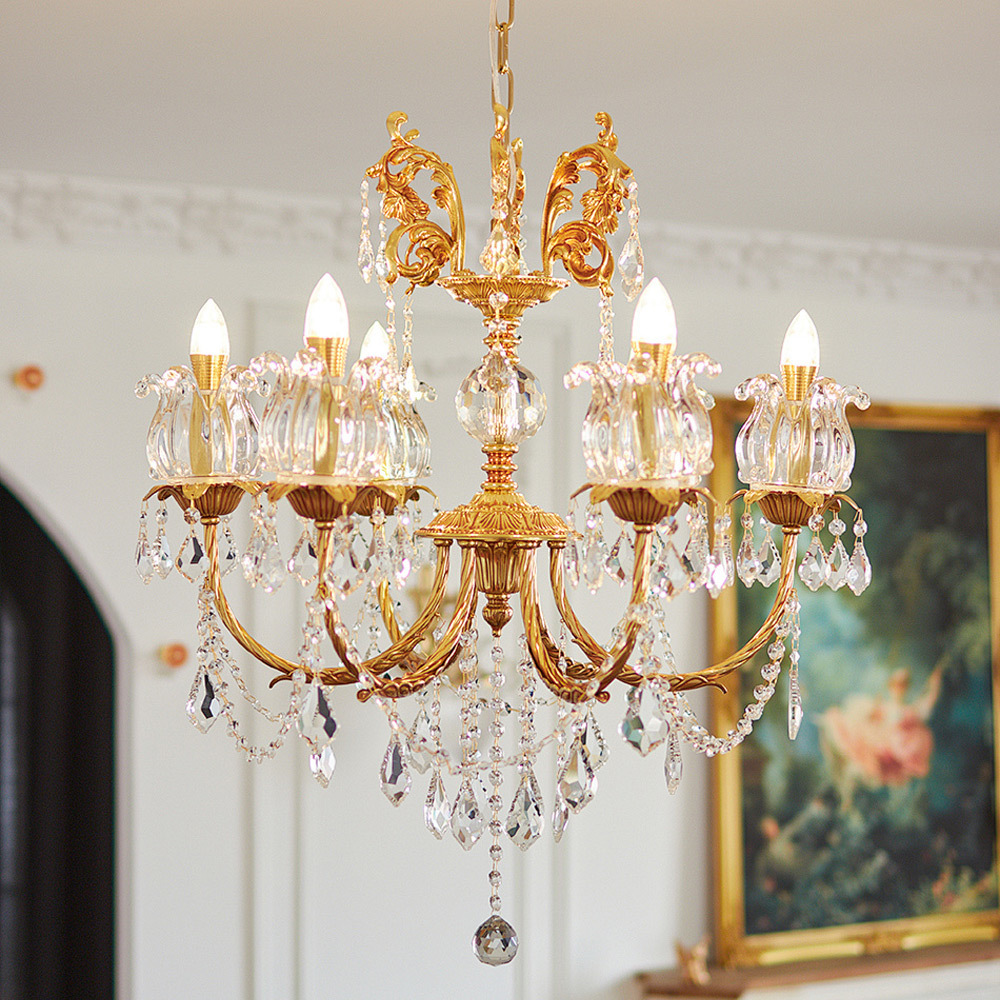 Crystal Glass Chandelier