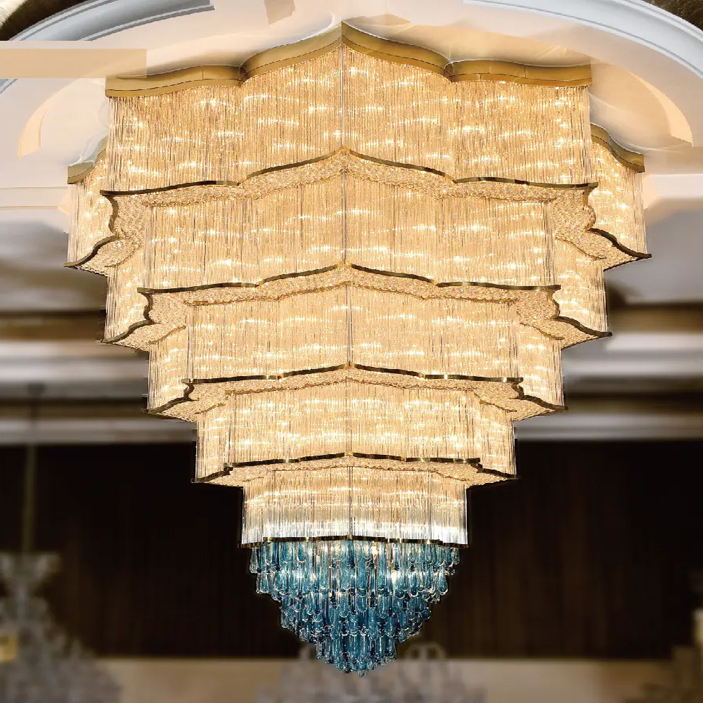 Crystal Glass Chandelier