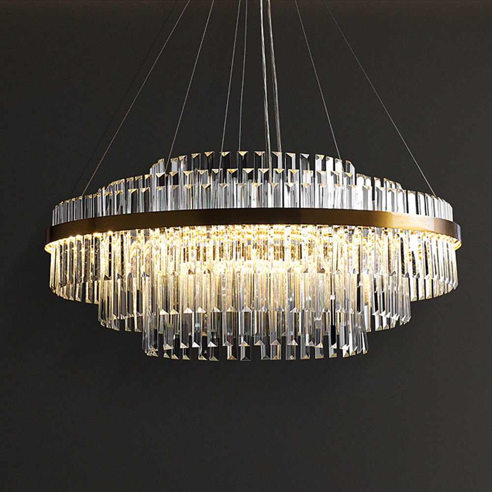 Crystal Glass Chandelier