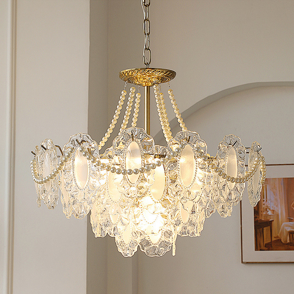 Crystal Glass Chandelier