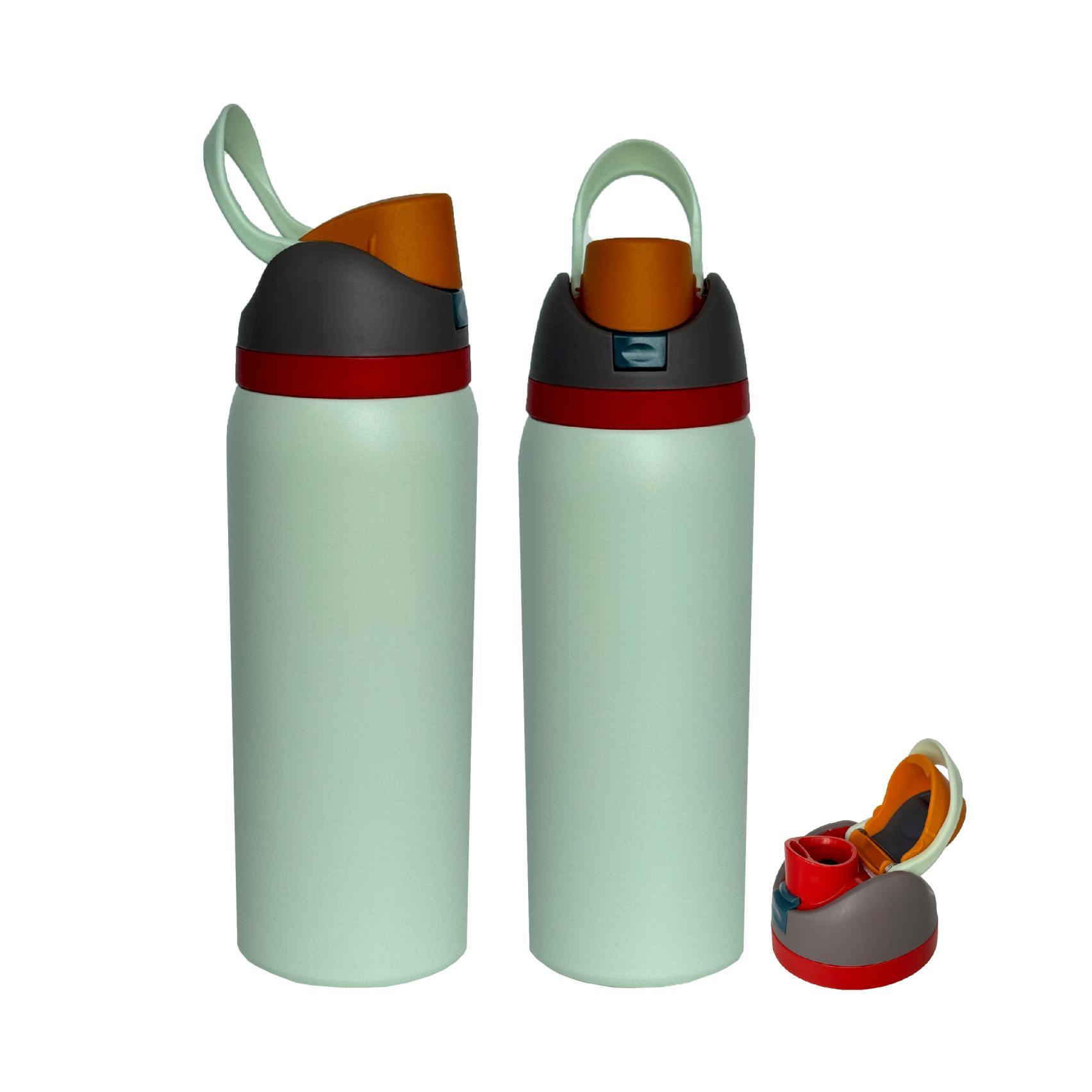 32oz Flip Insulated Sport Bottle w/ Hided Carry Handle
