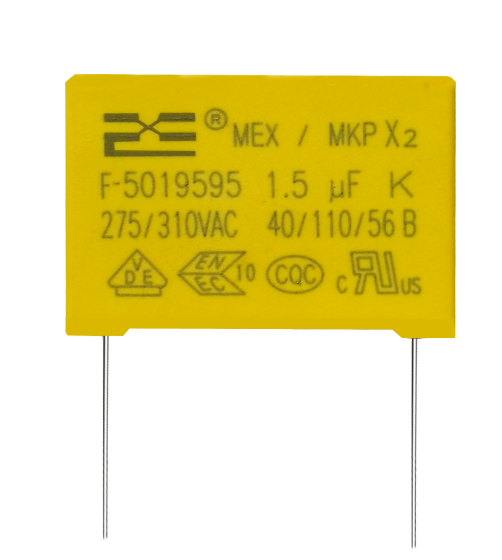 MKP(X2)金属化聚丙烯膜抗干扰电容器 AC275V MKP(X2)金属化聚丙烯膜抗干扰电容器 AC275V