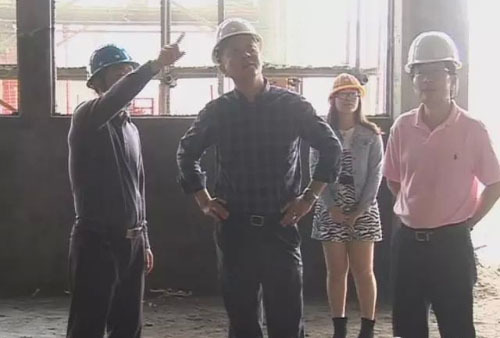  Xinhui District Mayor Wen Yan Investigates Key Enterprise Projects in Shuangshui Town - Guangdong Huatang 