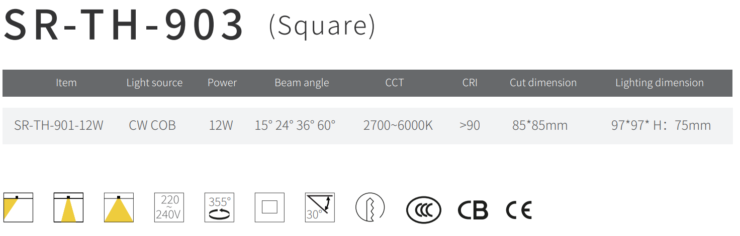 SR-TH-903(Square)