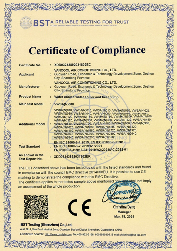CE CERTIFICATION CE CERTIFICATION