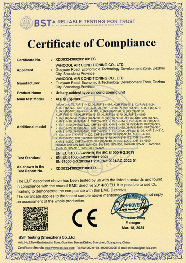 CE CERTIFICATION CE CERTIFICATION