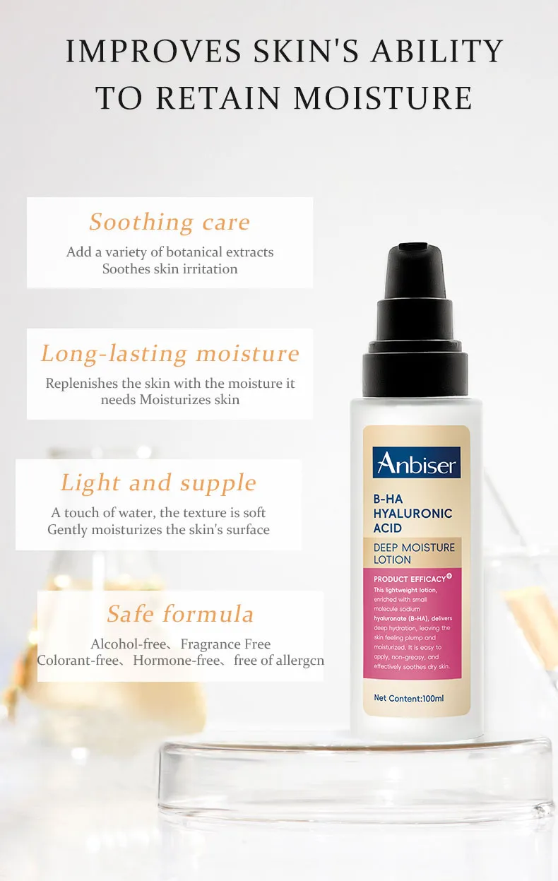 Anbiser B-HA Hyaluronic Acid Moisturizing Lotion