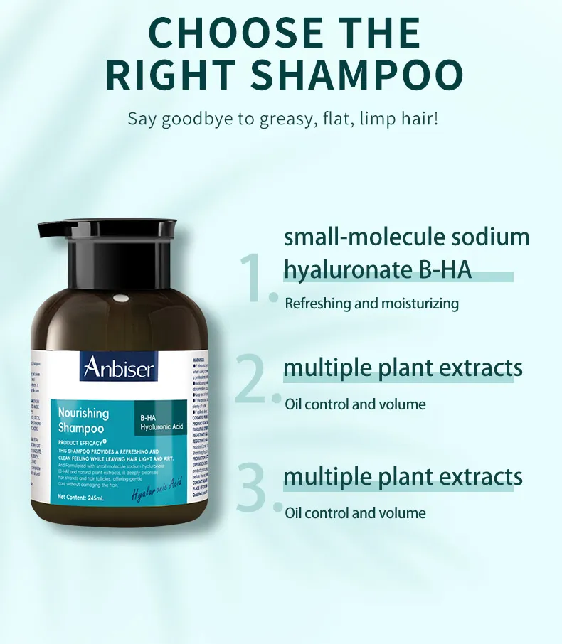 Anbiser B-HA Hyaluronic Acid Moisturizing Shampoo