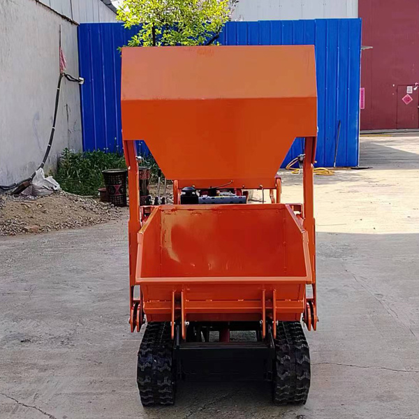 Mini Crawler Dumper Self Loading Truck Garden Track Dumper  Small Crawler Dump Sale
