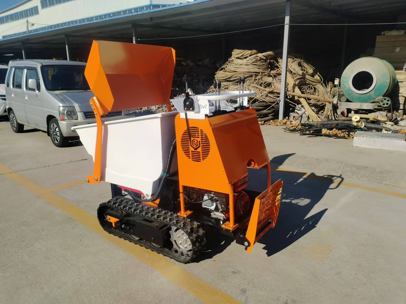 Full Hydraulic 500kg Mini Crawler Dumper