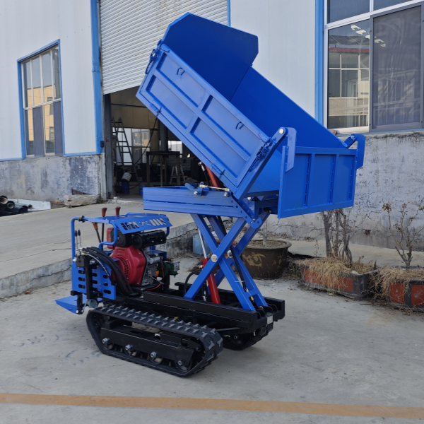 800KG Small Tracked Dumper with a Hydraulic Lift