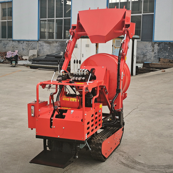 Self-Loading 350L Mini Crawler Concrete Mixer