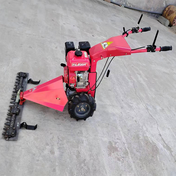 Gasline engine sickle bar mower