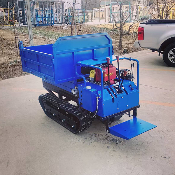 Hydraulic Lift Small Crawler Mini Dumper Truck Load 800Kg Mini Skid Steer Loader