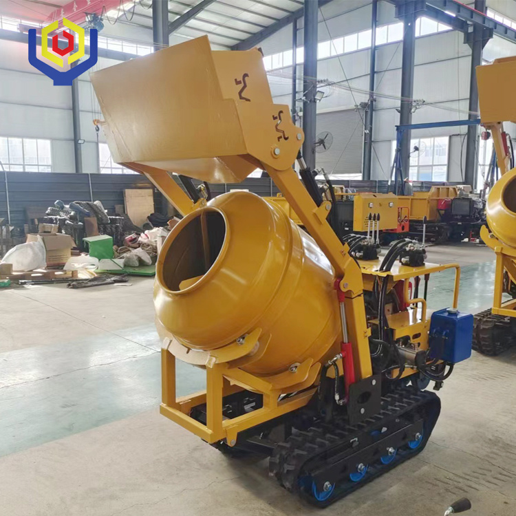 High mobility mini cement mixer