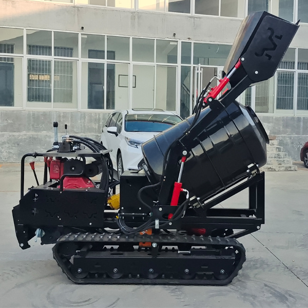 China Manufacture Mini Tracked Concrete Mixer Truck