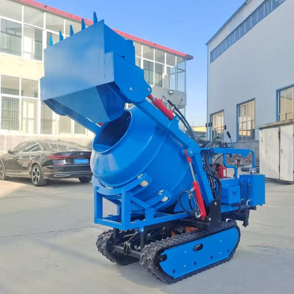 350L Crawler Concrete Mixer Mini Dumper Concrete Mixer