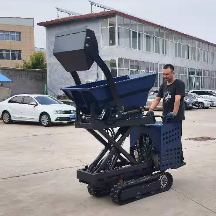 Electric power self-loading mini dumper
